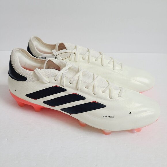 NEW Adidas Pure 2 Elite FG Soccer Cleats IF5443 Size 9.5 Ivory main image 8